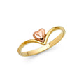 14K Yellow Gold Religious, 15 Años & Crown Ring - RG2129
