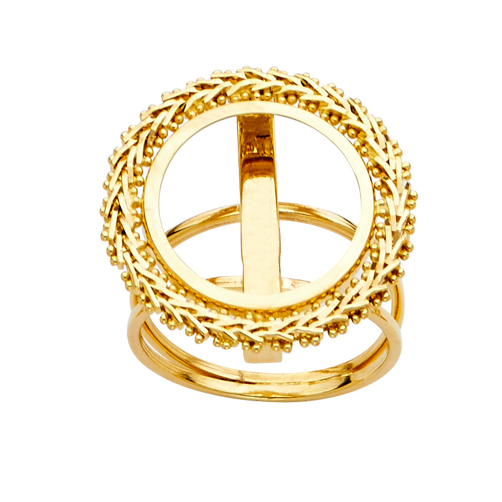 14K Yellow Gold Bola Set - RG2495