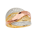 14K Yellow Gold Fancy Assorted & 7 Day Ring - RG2499