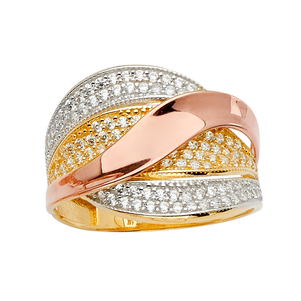 14K Yellow Gold Fancy Assorted & 7 Day Ring - RG2499