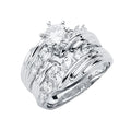 14K Yellow Gold CZ Trio Set - RG2902 - Image 2903