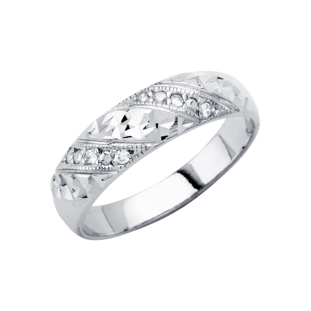 14K Yellow Gold CZ Trio Set - RG2946