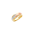 14K Yellow Gold CZ Trio Set - RG2955