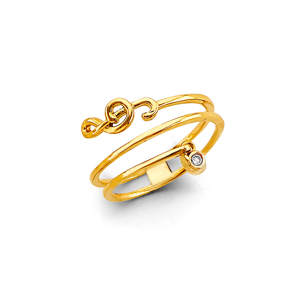 14K Yellow Gold Fancy Assorted & 7 Day Ring - RG3242