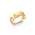 14K Yellow Gold Fancy Assorted & 7 Day Ring - RG3254