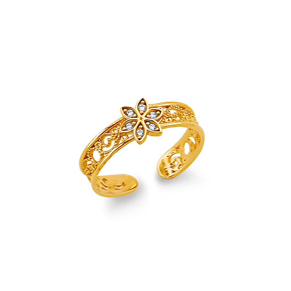 14K Yellow Gold Toe Ring - RG3266