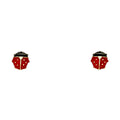14K Yellow Gold Stud Earring & Solitaire Jewelry - ST447