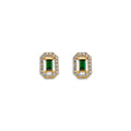 14K Yellow Gold Stud Earring & Solitaire Jewelry 5mm - ST867