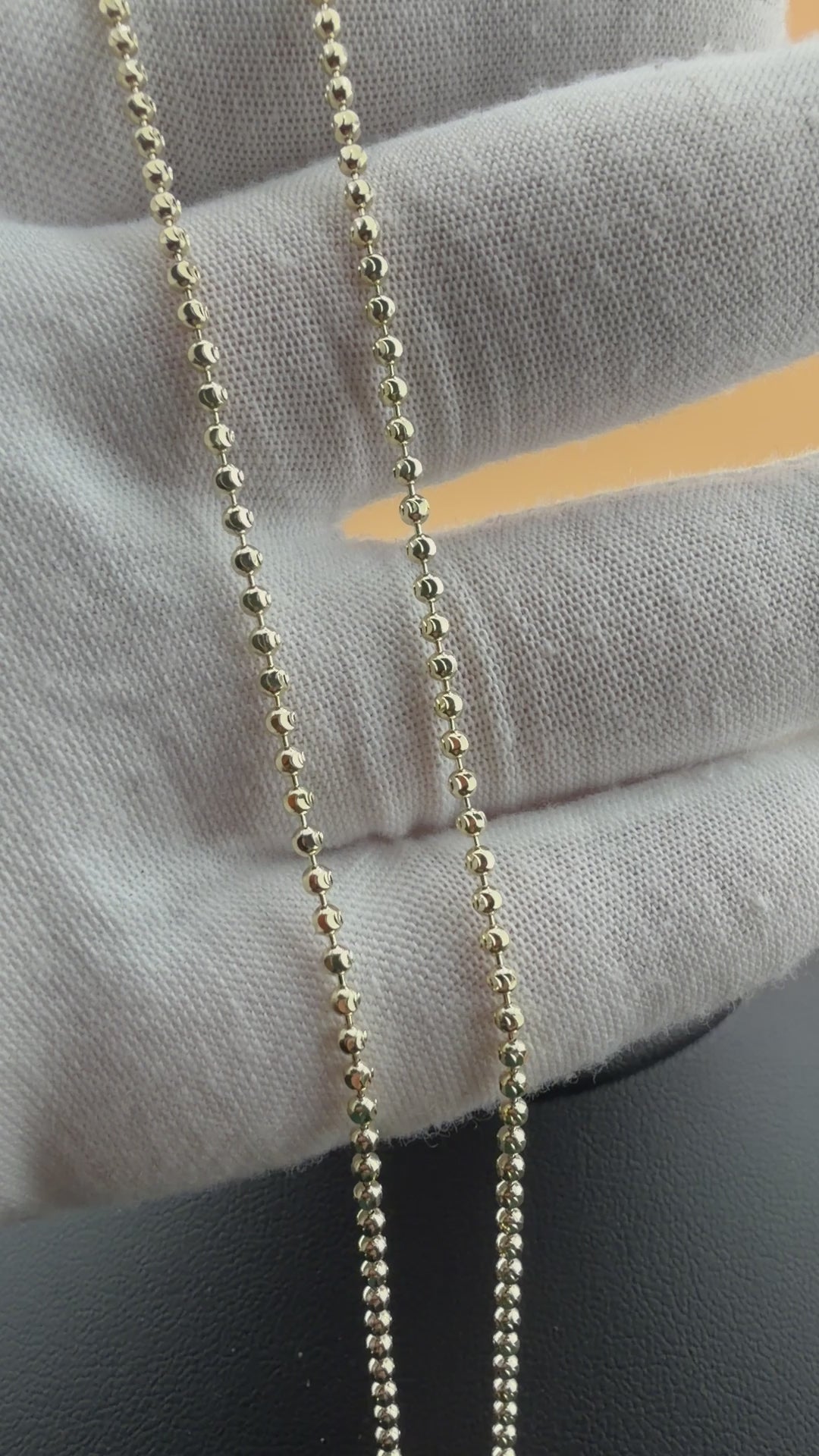 Moon Cut Ball Chain 2.mm