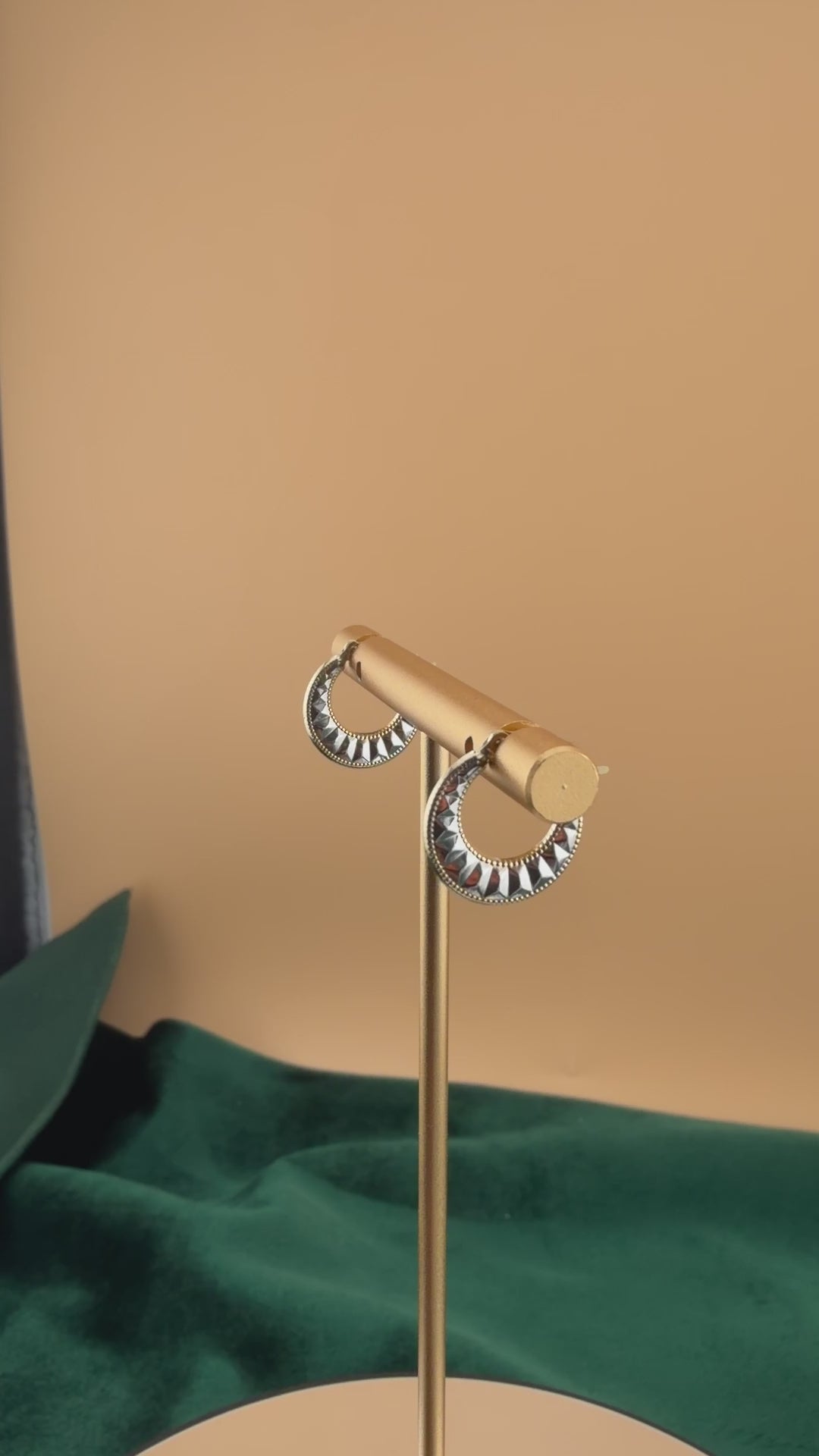 Fancy Hoop Earrings
