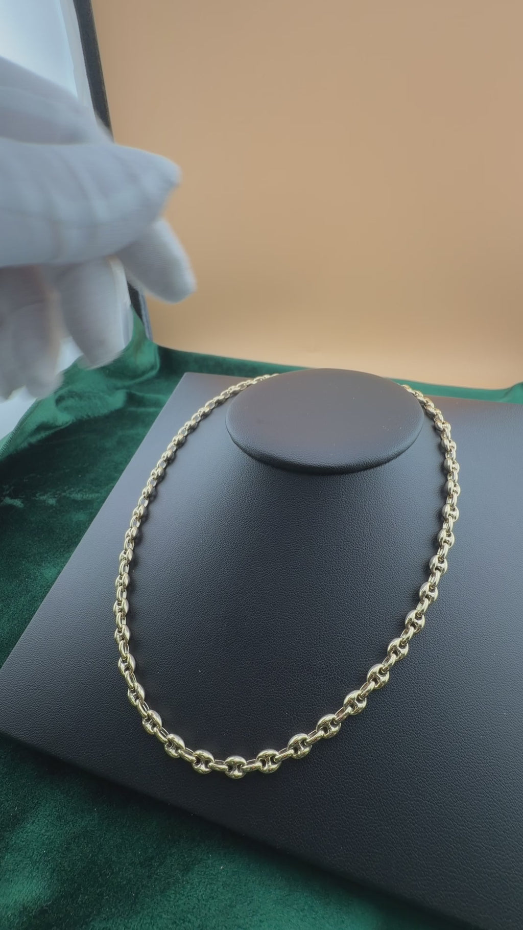 Puffy Link Chain Necklace